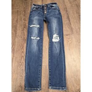 KanCan Blue Distressed Jeans